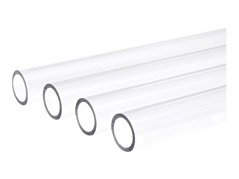 Alphacool Eisrohr HardTube 13/10mm Schlauch für Kühlsystem 80 cm 4er-Set Durchsichtig