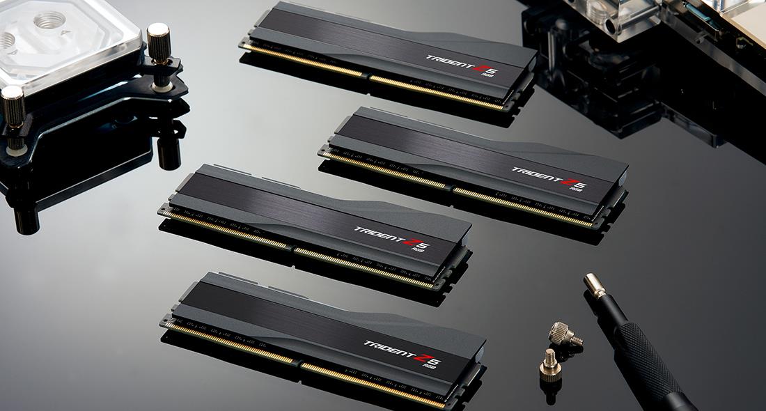 G.Skill Trident Z5 RGB DDR5 32 GB RAM 6000 MT/s CL36 Kit (2x16 GB) Schwarz