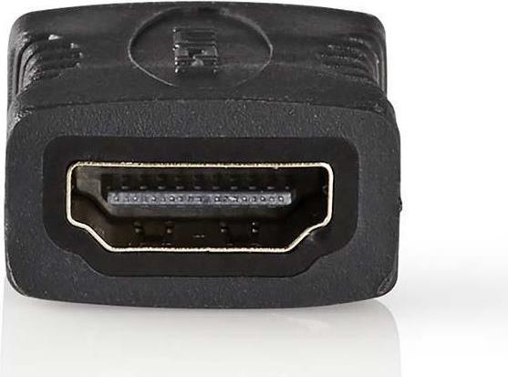 Nedis HDMI™ -Adapter | HDMI™ Buchse | HDMI™ Buchse | Vergoldet | Gerade | PVC | Anthrazit | 1 Stück | Verpackung mit Sichtfenster (CVBW34900AT)