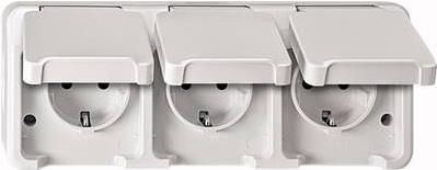 Merten MEG2390-8019. Stromstärke (maximal): 16 A. Breite: 223 mm, Tiefe: 83 mm, Höhe: 57 mm (4074952)