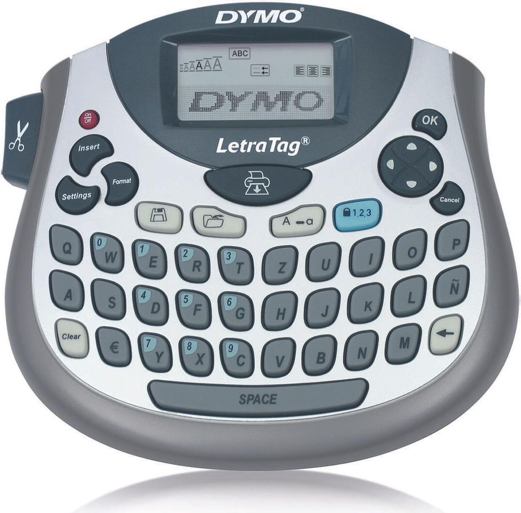 Dymo LetraTag LT-100T Etikettendrucker 12 mm Thermotransfer Grau
