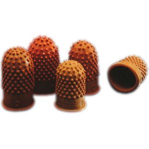 REXEL Blattwender, Größe 0 - Durchmesser: 20 mm, orange aus Gummi, mit Noppen...