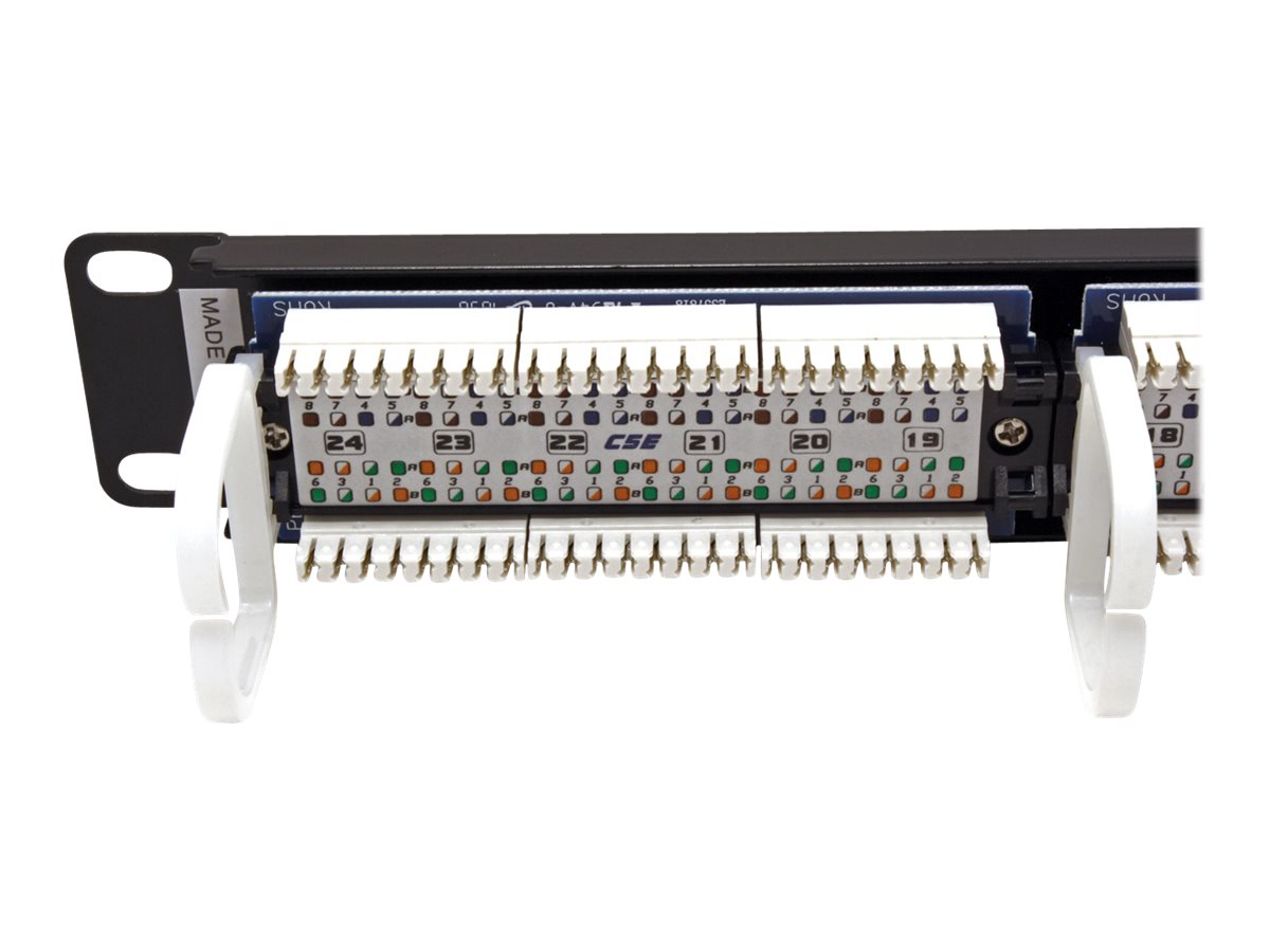 ROLINE Roline Kat.5e 19" Panel 24 Ports UTP Schwarz