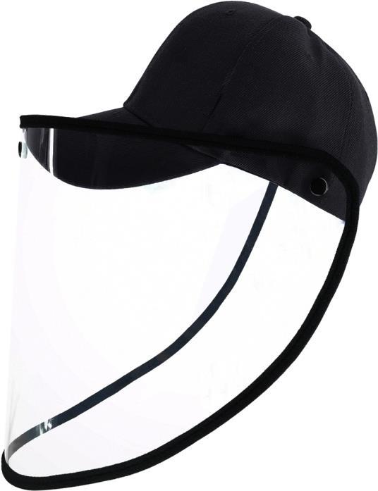 Anti-Spuck-Schutz - Baseball Kappe mit Transparenter Maske Gesichtsmaske (CY121630)