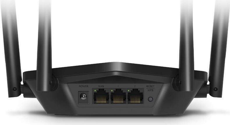 Mercusys MR60X V2 WLAN-Router Wi-Fi 6 Schwarz
