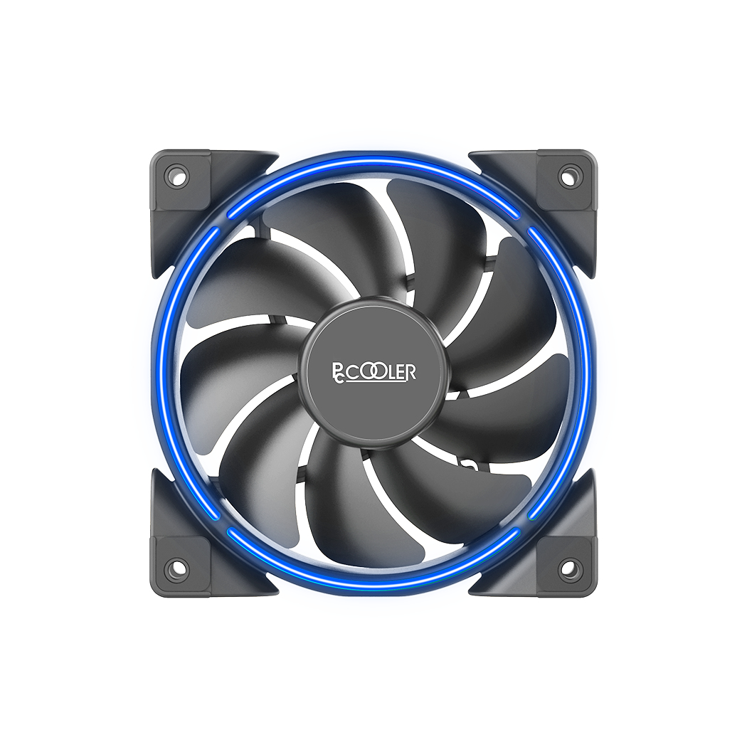 PCCOOLER Corona Blue Gehäuselüfter 120 mm Blau