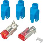 RJ45-Hirose Stecker STP, TM21 blau, 50 Stück, 3 Elemente, Cat. 6 Hersteller: HIROSE (H7641.7-50)