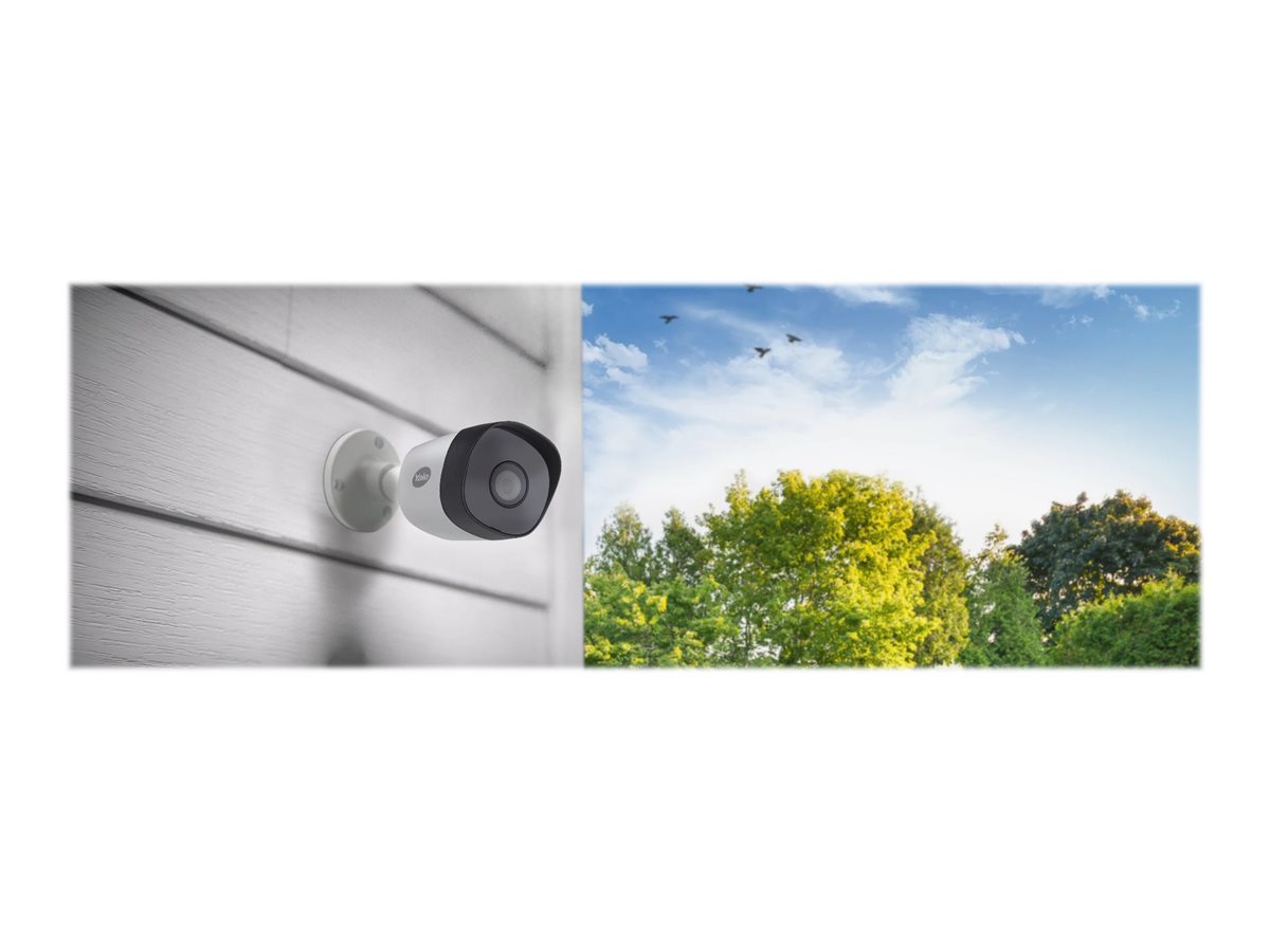 Yale Essentials Smart Home CCTV Kit DVR 4 Kanäle 1 TB 4 Kameras Full HD Outdoor Schwarz, Weiß