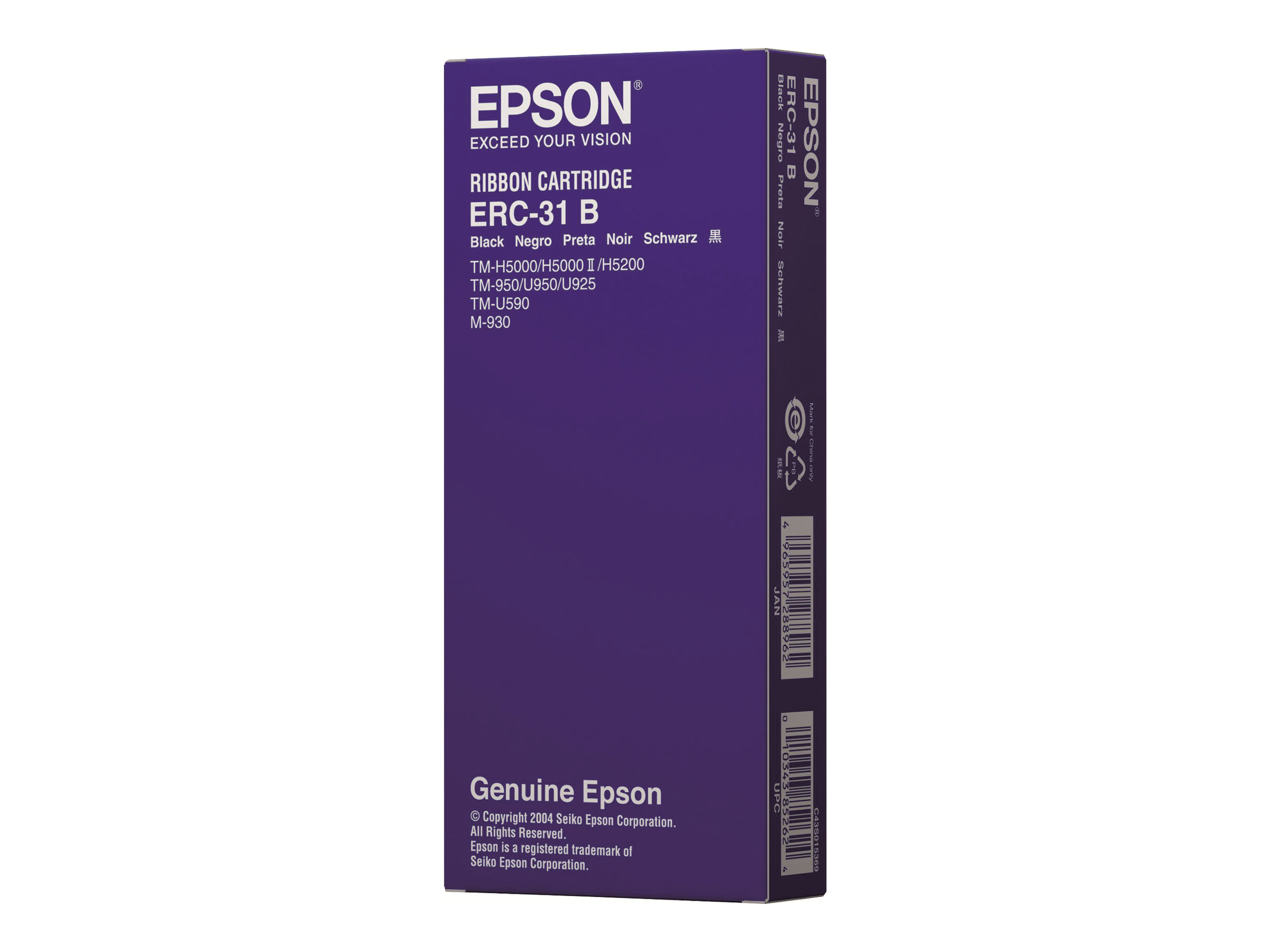 Epson ERC 31B Farbband Schwarz