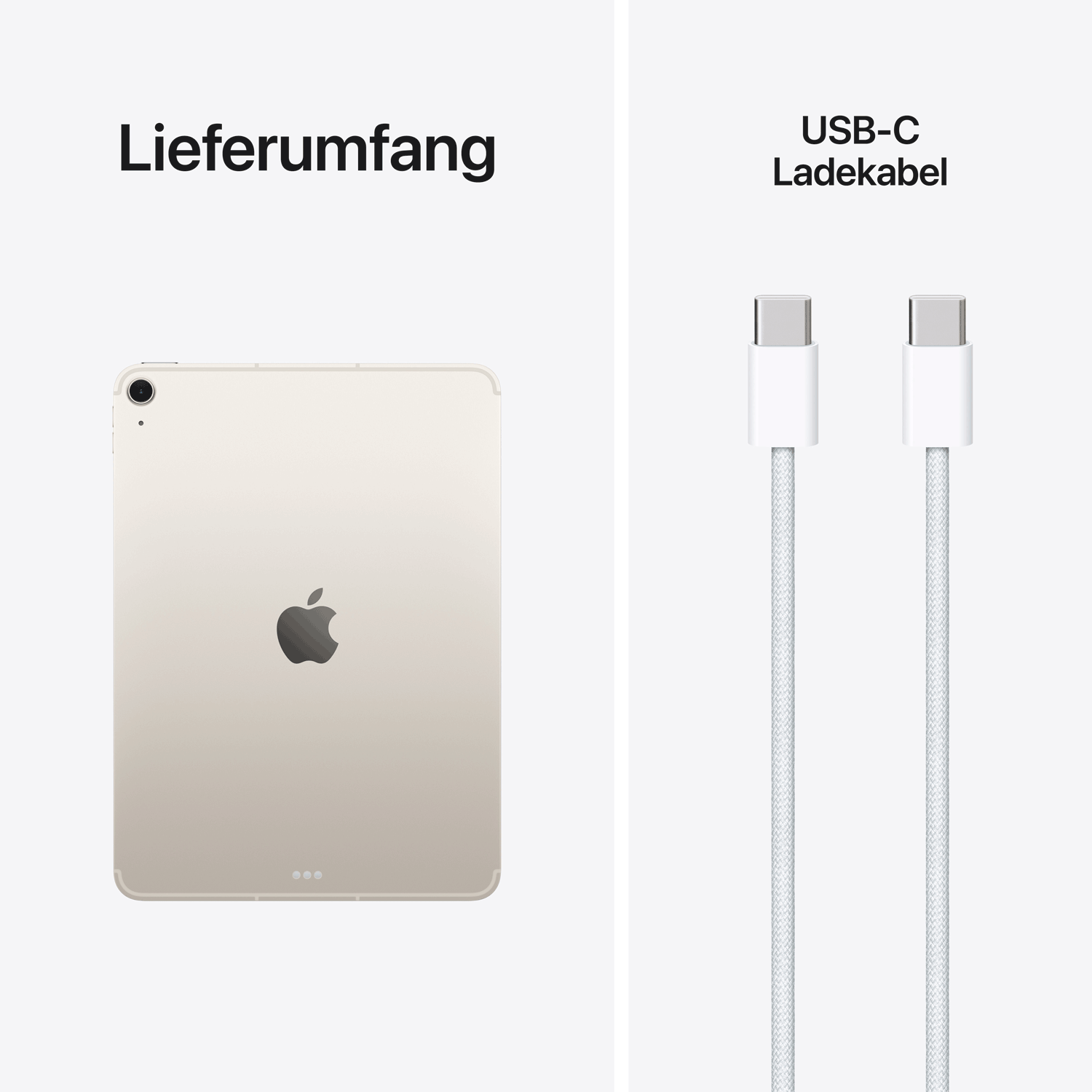 Apple 11'' iPad Air M4 Wi-Fi + Cellular 256GB - Polarstern