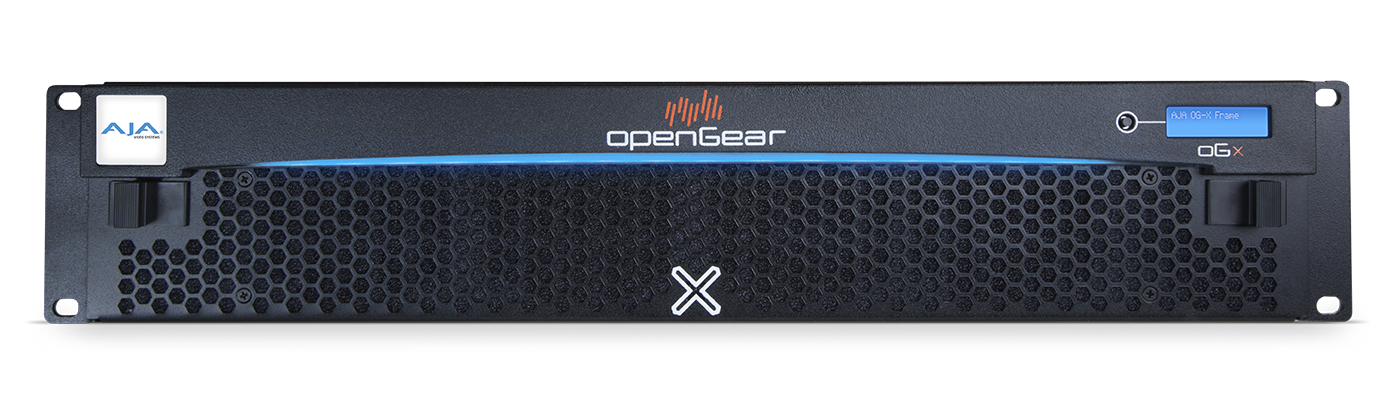 AJA openGear OG-X-FR Rackrahmen Schwarz