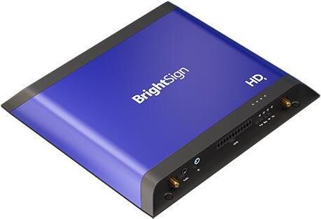 BrightSign HD5 HD225 4K60p HDR Digital Signage-Player Schwarz, Lila