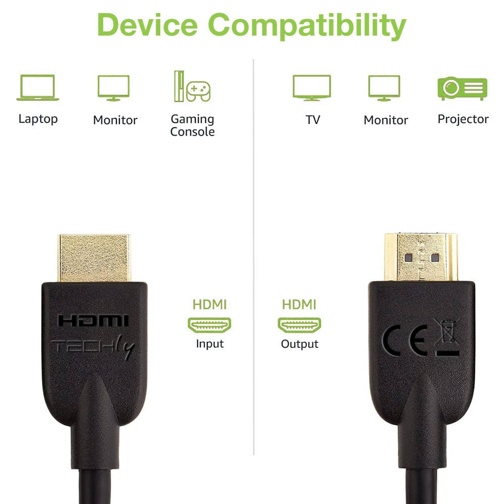 Techly ICOC-HDMI2-4-050T HDMI-Kabel 5 m 2.0 Schwarz