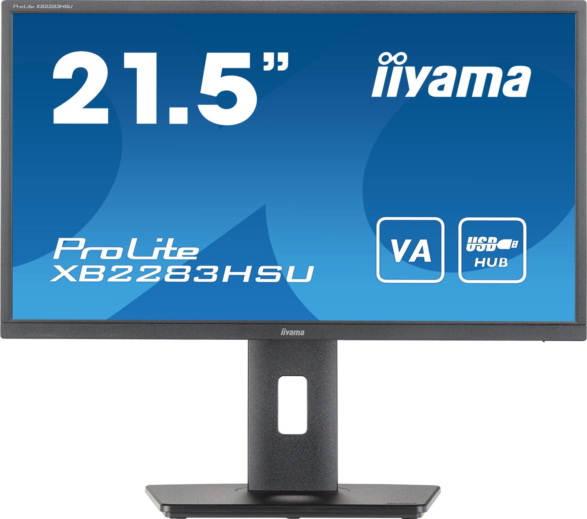 iiyama ProLite XB2283HSU-B1 Computerbildschirm 54,6 cm (21.5" ) 1920 x 1080 Pixel Full HD LED Schwarz (XB2283HSU-B1)