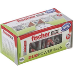 Fischer DUOPOWER 5 x 25 LD Dübel Rund Kunststoff 100 Stück(e) (535452)