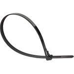 Alcasa KAB-R30S74 Kabelbinder Lösbarer Kabelbinder Nylon Schwarz 100 Stück(e) (KAB-R30S74)