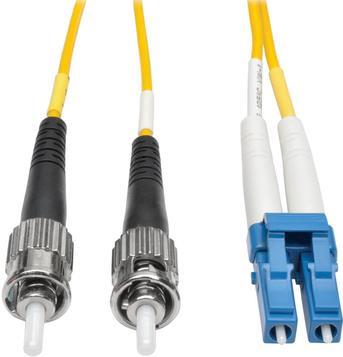 Eaton Tripp Lite Series Duplex Singlemode 9/125 Fiber Patch Cable (LC/ST), 3M (10 ft.) (N368-03M)