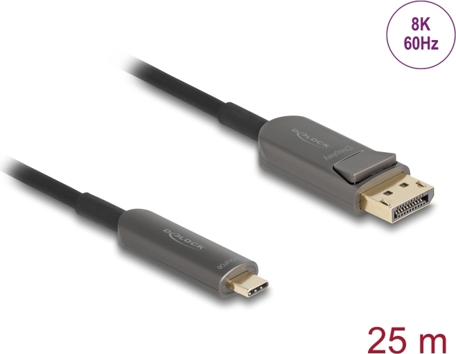 Delock Aktives Optisches Kabel USB-C -> DisplayPort (81608)