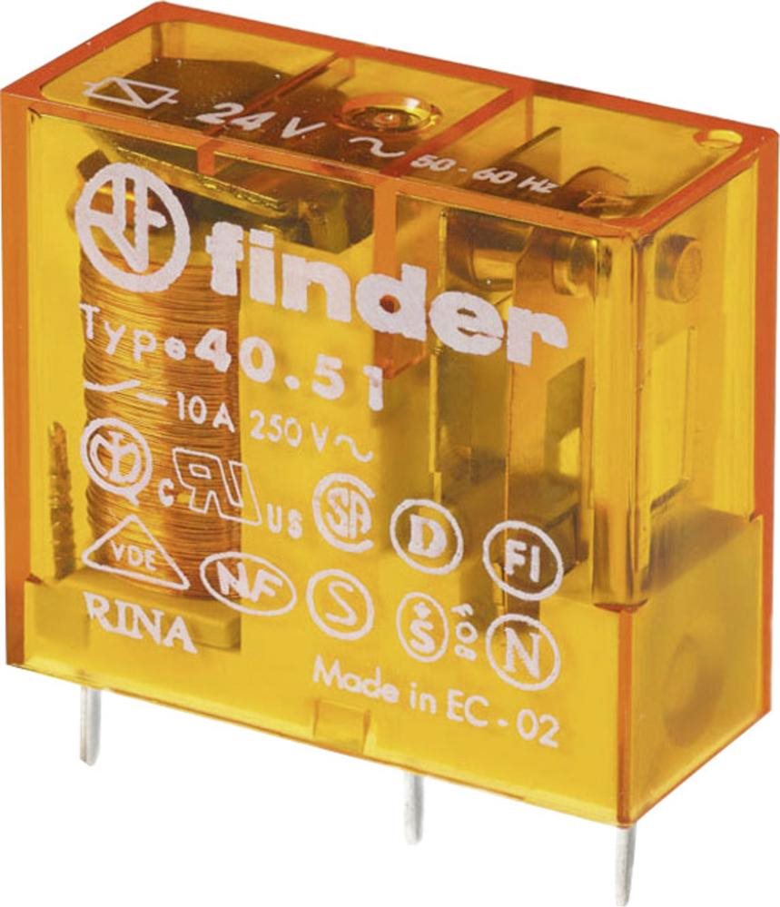 Finder Printrelais 230 V/AC 10 A 1 Wechsler 40.51.8.230.0000 1 St. (40.51.8.230.0000)