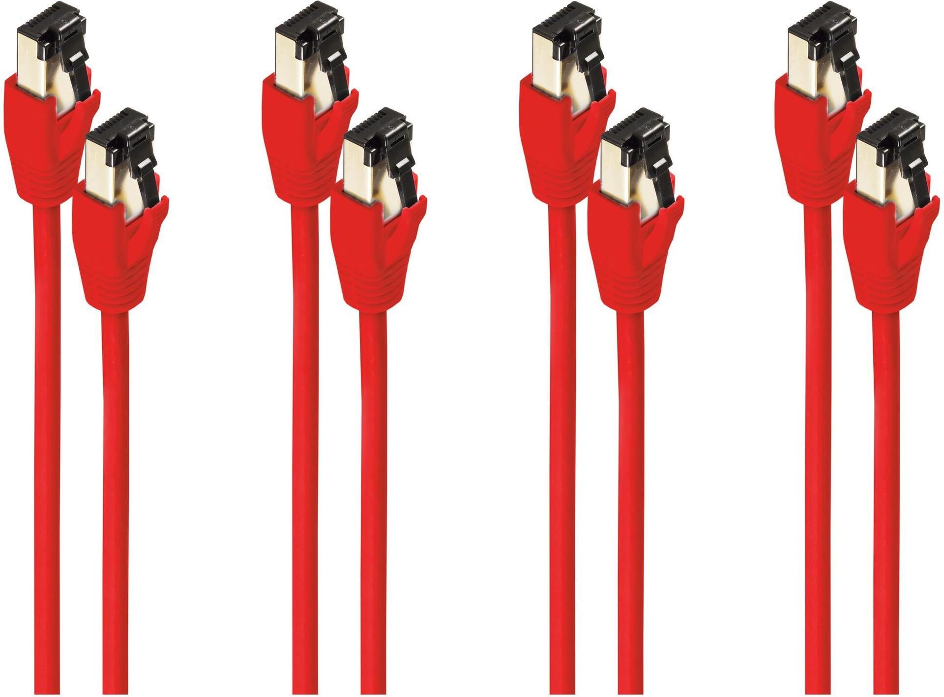 S/CONN maximum connectivity ®-BASIC-S--Patchkabel cat. 8.1 F/FTP PIMF LSZH rot 2,0m--VE4 (SC08-41034-4)