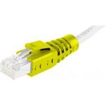 Knickschutztülle für RJ45 Stecker, 10 Stück, gelb Zum Positionieren des Knickschutzes nach dem Crimpen (253016)