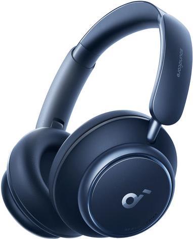 Anker Space Q45 Kopfhörer Verkabelt & Kabellos Kopfband Anrufe/Musik USB Typ-C Bluetooth Blau (A3040G31)