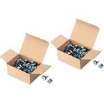 Digitus DN-19-SET-S-2 19 Zoll, 10 Zoll Netzwerkschrank-Befestigungsmaterial Silber (DN-19-SET-S-2)