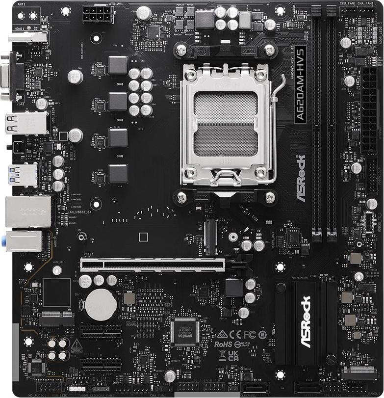 ASRock MB ASRock AMD AM5 A620AM-HVS (90-MXBSR0-A0UAYZ)