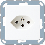 JUNG A 1520-13 BF SEV WW. Produktfarbe: Weiß, Material: Thermoplast. Eingangsspannung: 250 V, Stromstärke (maximal): 10 A (A1520-13BFSEVWW)