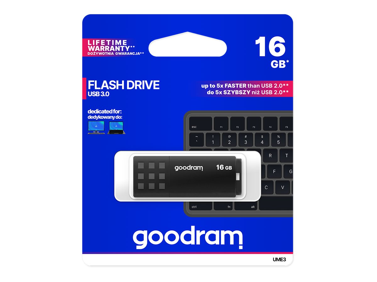Goodram UME3 USB-Stick 16 GB USB-A 3.2 Gen 1 Schwarz