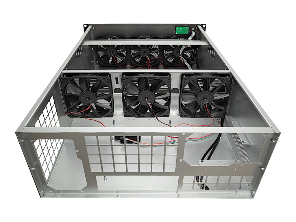 Inter-Tech 4W40 Mining-Rack 4U Schwarz