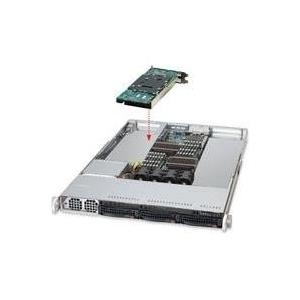Supermicro SuperServer 6016T-GTF Intel Xeon 1U Rack-Server Schwarz, Grau