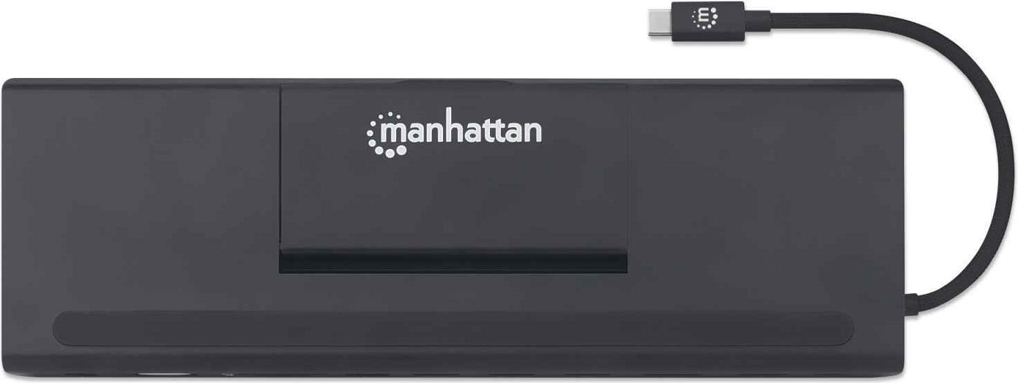 Manhattan USB-C Dockingstation MST 11-in-1 Grau