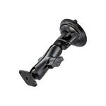RAM Mount Halterung , inkl.: 1x Twist Lock Suction Cup, 1x Diamond Base Adapter, 1x Double Socket Arm, passend für: Fahrzeughalterungen (RAM-B-166U)