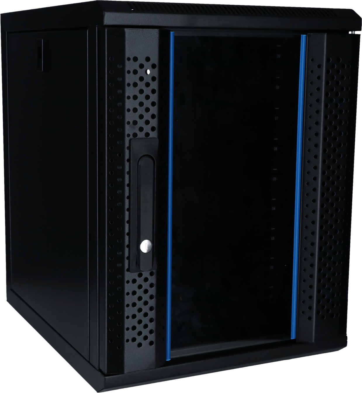 DSIT 9 HE, 10” Serverschrank, mit Glastür, (BxTxH) 370x450x486mm (DS10-3409)