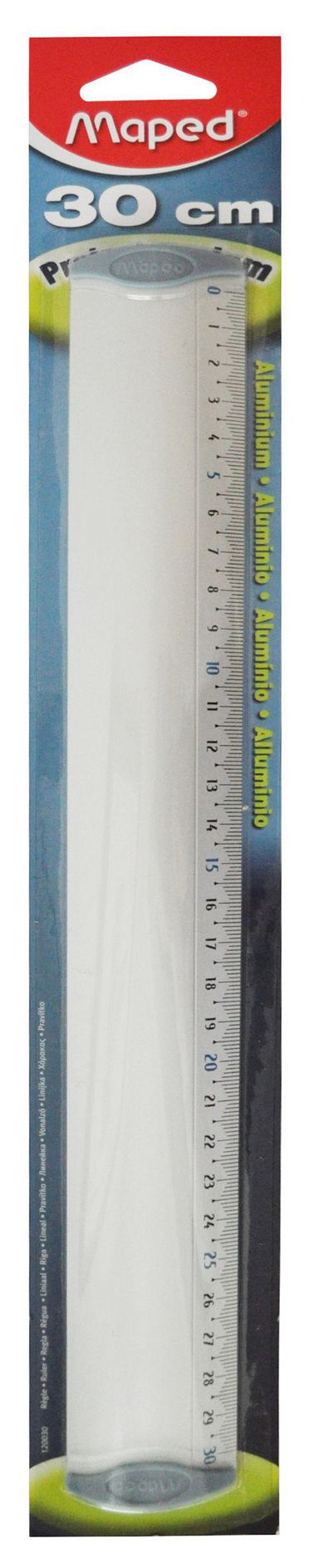 Maped Flachlineal 30 cm Eloxiertes Aluminium
