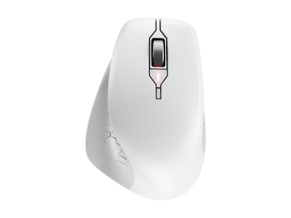 Cherry CHERRY STREAM MOUSE COMFORT Funkmaus 2.4 GHz 6 Tasten 4000 DPI Rechtshänder Weiß/Grau