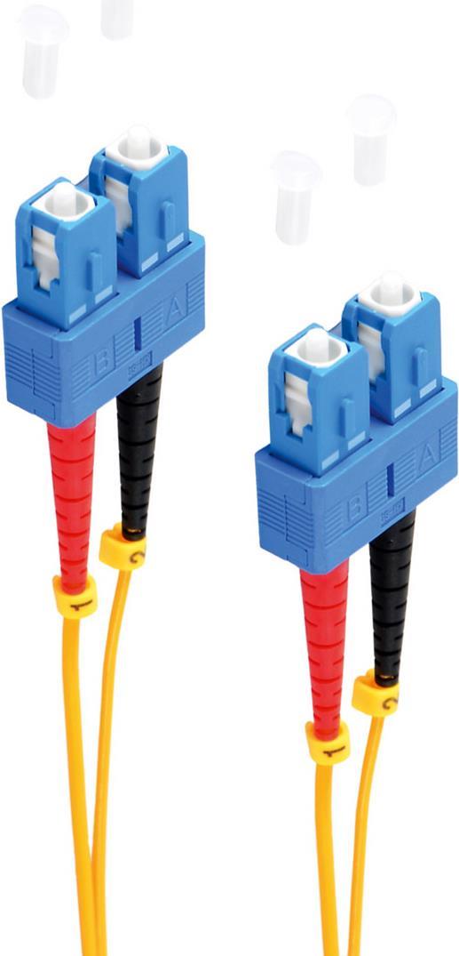 shiverpeaks BS77828 Glasfaserkabel 20 m SC OS1/OS2 Gelb (BS77828)