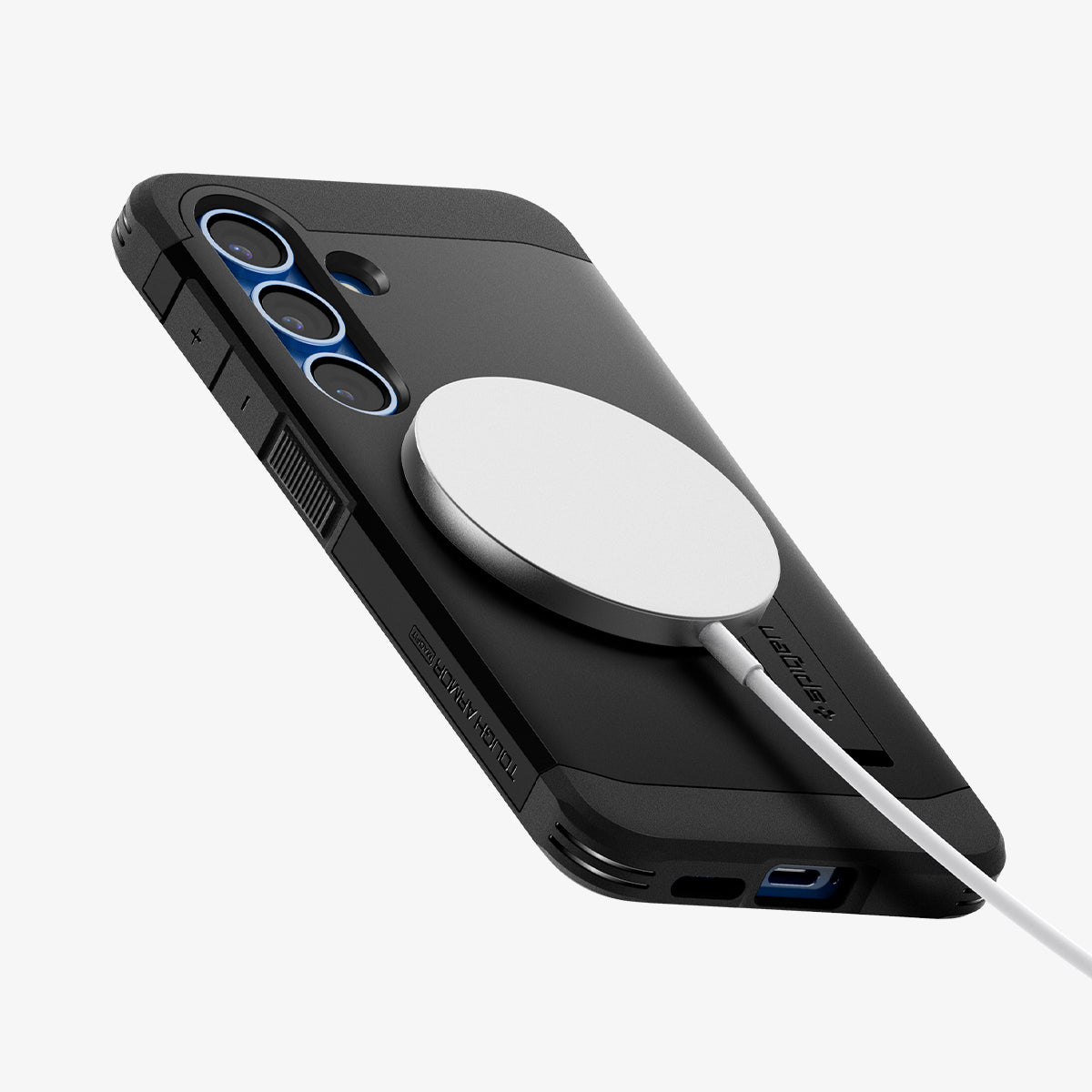 Spigen Tough Armor MagFit Handyhülle für Samsung Galaxy S25 6,2" Schwarz