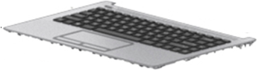 HP L44060-041 Notebook-Ersatzteil Gehäuse-Unterteil+Tastatur (L44060-041)