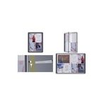 NOBO Schaukasten, Metall-Rückwand, Außenbereich, 6 x DIN A4 wetterfest, wassergeschützt, Aluminiumrahmen, 4 mm Sicher- (1902578)