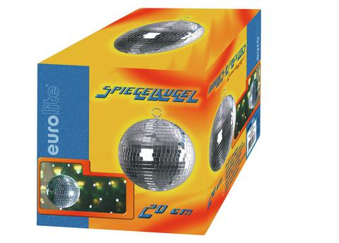 Eurolite Spiegelkugel 20 cm Silber