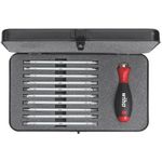 Wiha Werkstatt Wechselklingen-Set 11teilig Schlitz, Kreuzschlitz Phillips, Kreuzschlitz Pozidriv, Innen-TORX, Innen-Sec (00623)