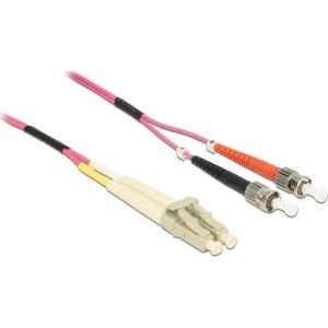 Delock Kabel Lichtwellenleiter LC > ST Multimode OM4 2 m (84686)