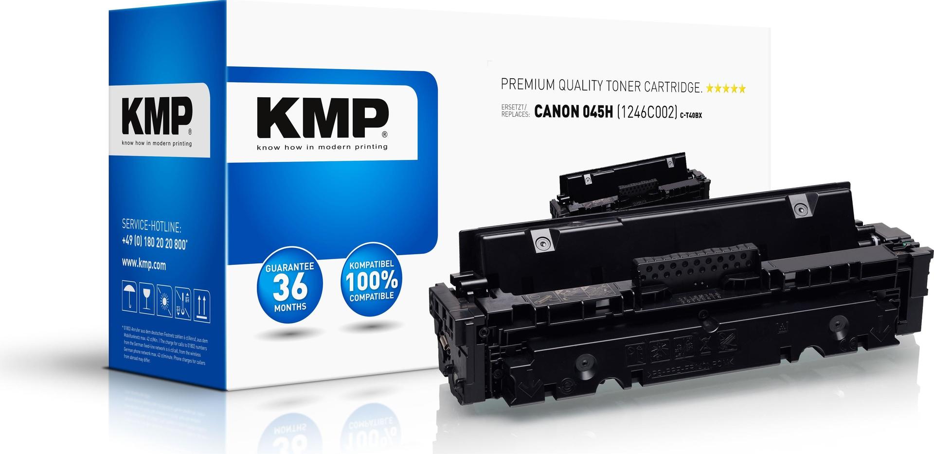 KMP C-T40BX Laserpatrone 2800Seiten Schwarz (3604,3000)