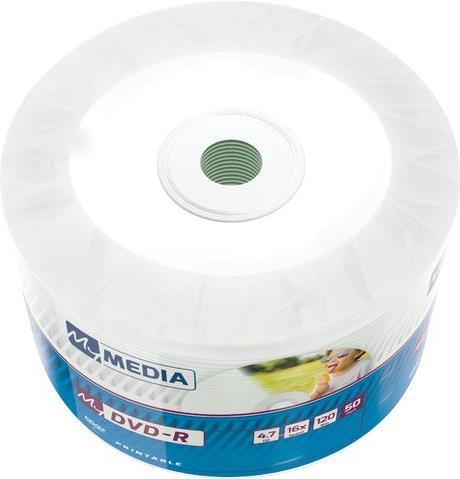MyMedia My DVD-R 50 Stück 4,7 GB 16x Printable Weiß