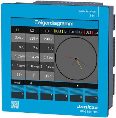 Janitza Spannungsqualitäts-Analysator UMG 509-PRO (5226001)