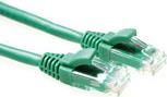 ACT Green 10 meter U/UTP CAT6 patch cable component level with RJ45 connectors. Cat6 u/utp component gn 10.00m (IK8710)