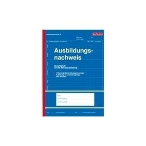 herlitz Formularbuch "Ausbildungsnachweis", DIN A4, 28 Blatt - 1 Stück (840702)