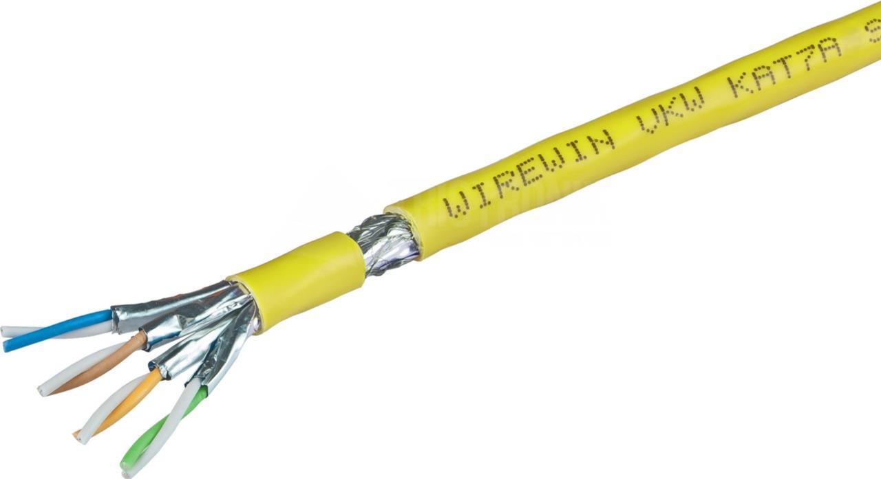 WirewinCat.7 RohkabelA Verlegekabel, S/FTP, 1200MHz, LSOH3, Single, PoE optimiert,1000m Netzwerkkabel (VKW SFTP K7A L3 1000SXQ)